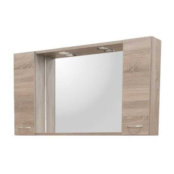 MS 105 tükrös felsőszekrény (közézárodó) Szürke Sonoma tölgy