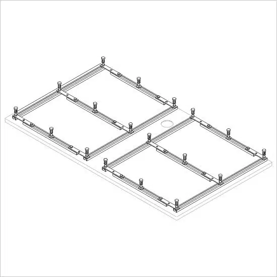 Sanplast Vázszerkezet STS-085 Vázszerkezet Space
és Open tálcához