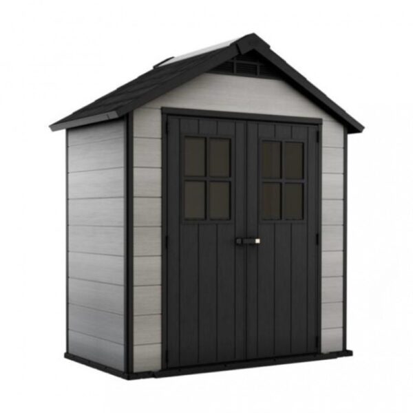 Oakland 754 festhető műanyag kerti ház szürke/grafit