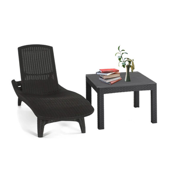 Pacific kerti nyugágy set Orlando asztallal grafit