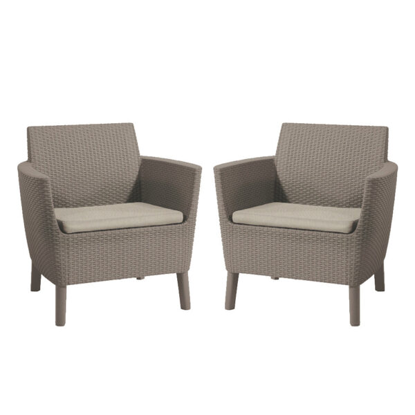 Salemo Duo kerti szék cappuccino