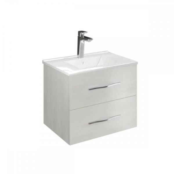 Castello 60 alsó fürdőszoba bútor fehér tölgy