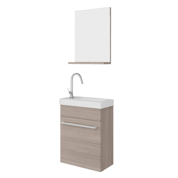 Petra 40 komplett fürdőszobabútor füstös tölgy