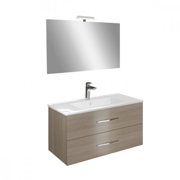 Castello 100 komplett fürdőszoba bútor barna tölgy