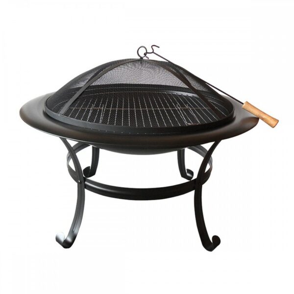 MIR082 kerti szenes grill fedéllel