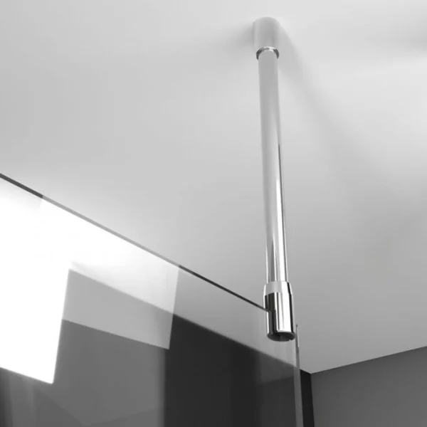 Sanplast A0036-38Pót kitámasztó, walk-in zuhanyhoz, függőleges, króm Pót kitámasztó, walk-in