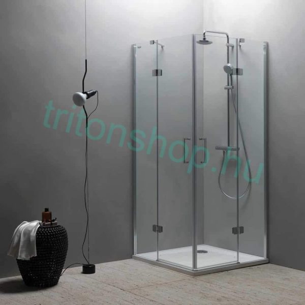 Kolpa San ATLAS TKK  szögletes, nyíló ajtójú sarokbelépős zuhanykabin