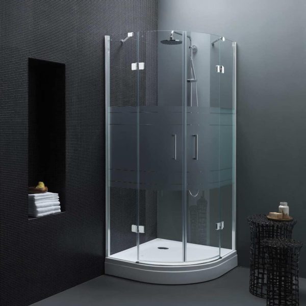 Kolpa San ATLAS TKP  negyedköríves, nyílóajtójú sarokbelépős zuhanykabin