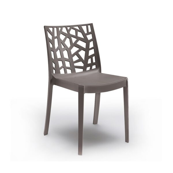 Trinity műanyag kerti szék taupe
