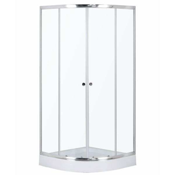 Leo 80 Chrome íves zuhanykabin zuhanytálcával