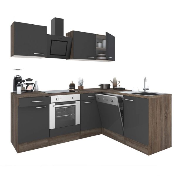 Yorki 220 beépíthető sarok konyhablokk