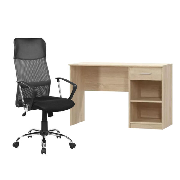 Bastian számítógépasztal Fit forgószékkel