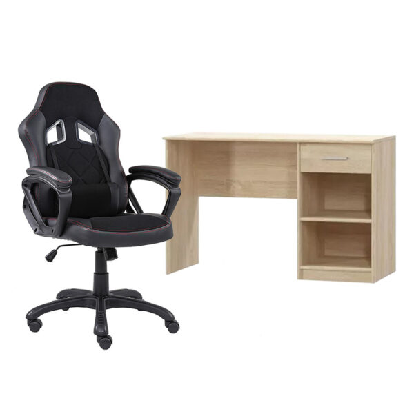 Bastian számítógépasztal Gamer forgószékkel