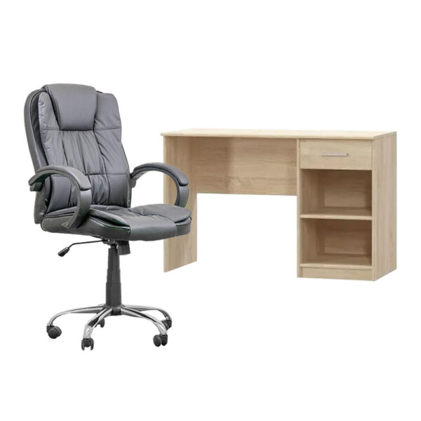 Bastian számítógépasztal Boss forgószékkel