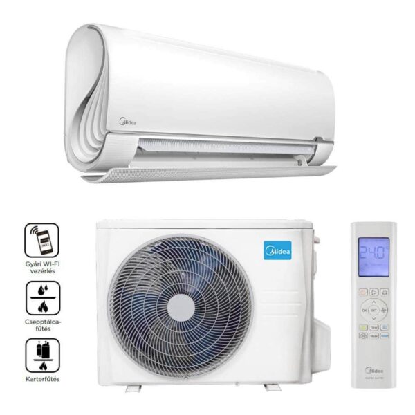 Midea BreezeleSS+ MSFAAU-09HRFN8 oldalfali mono split klíma 2.6 kW