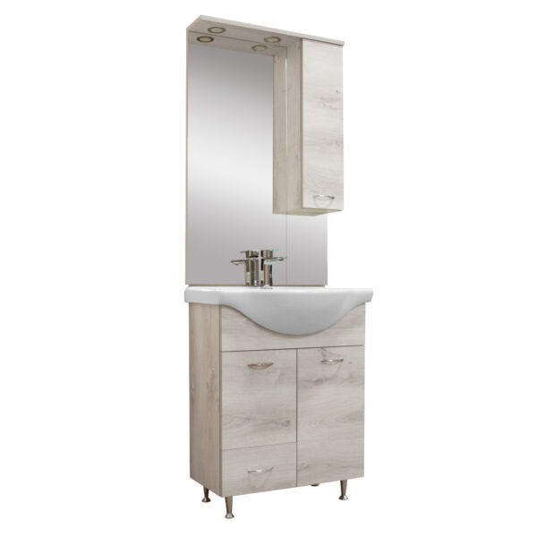 Vanessa 65 komplett fürdőszoba bútor Kelta tölgy