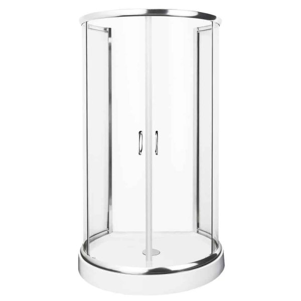 VIBE ÍVES FALSÍKRA SZERELHETŐ ZUHANYKABIN ZUHANYTÁLCÁVAL