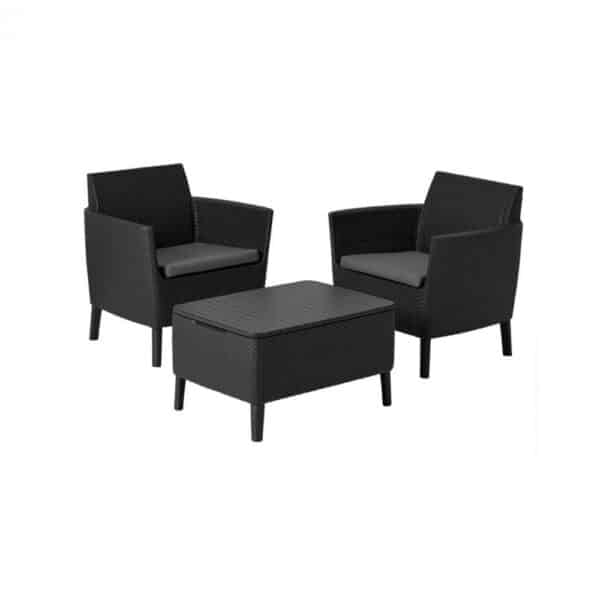 Salemo balcony kerti bútor szett 2 fotel kis asztallal