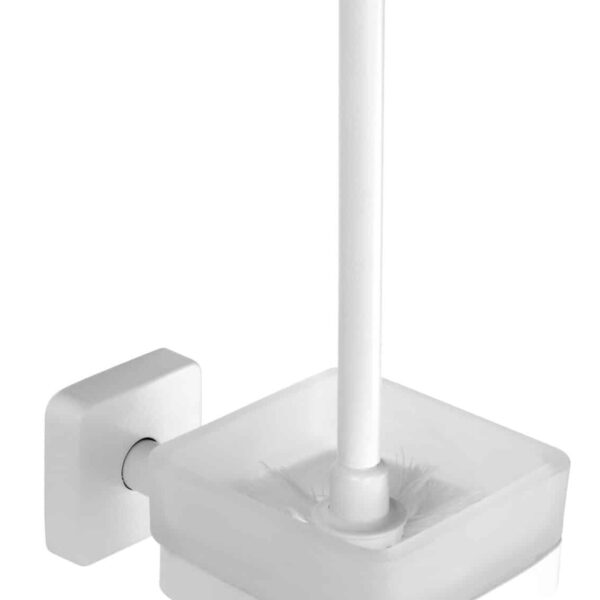 Roltechnik QUATTRO WC kefe tartó, üveg, fali