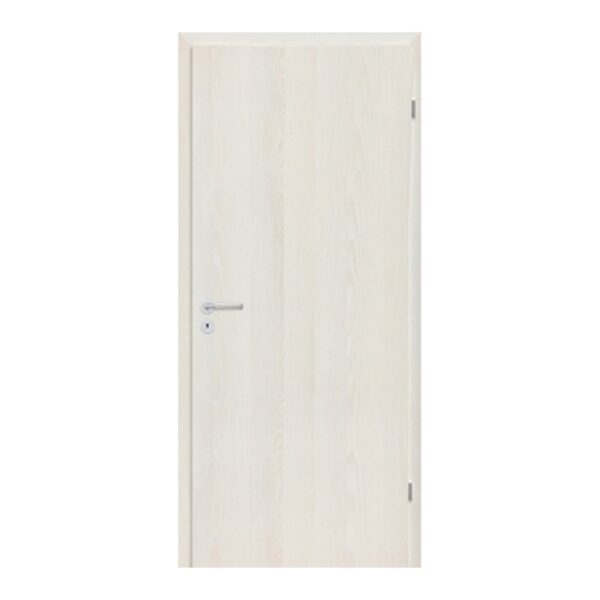 Dekor ajtólap 3D Fehér kőris 75 jobbos BB zár króm pánt