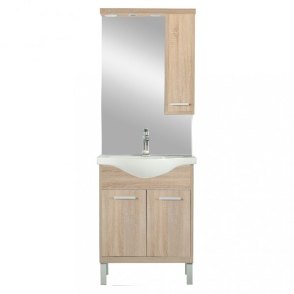 Nerva 65 komplett fürdőszoba bútor sonoma tölgy