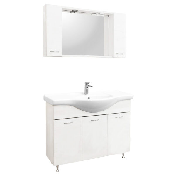 Ruben 105 komplett fürdőszoba bútor fehér
