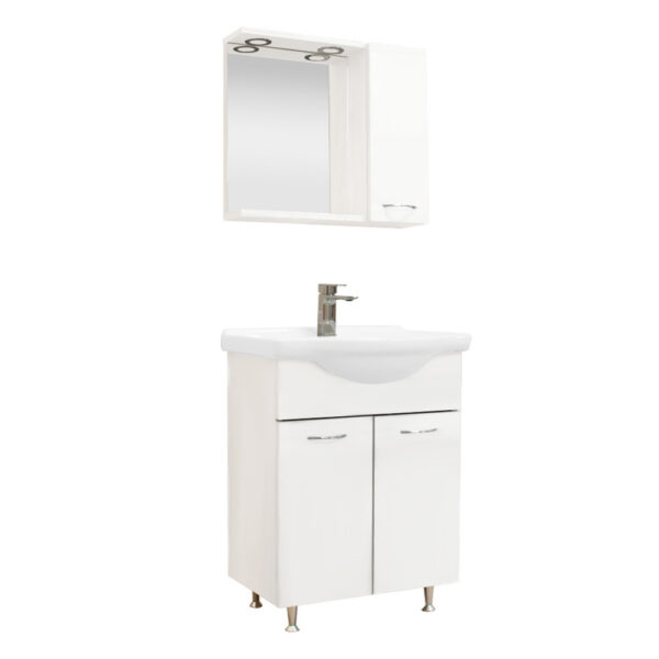 Ruben 65 komplett fürdőszoba bútor fehér